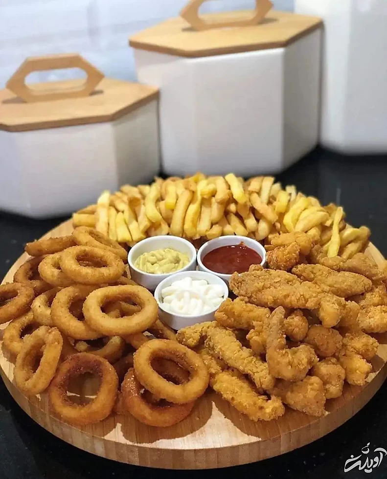 تزئین سینی فینگر فود برای تولد